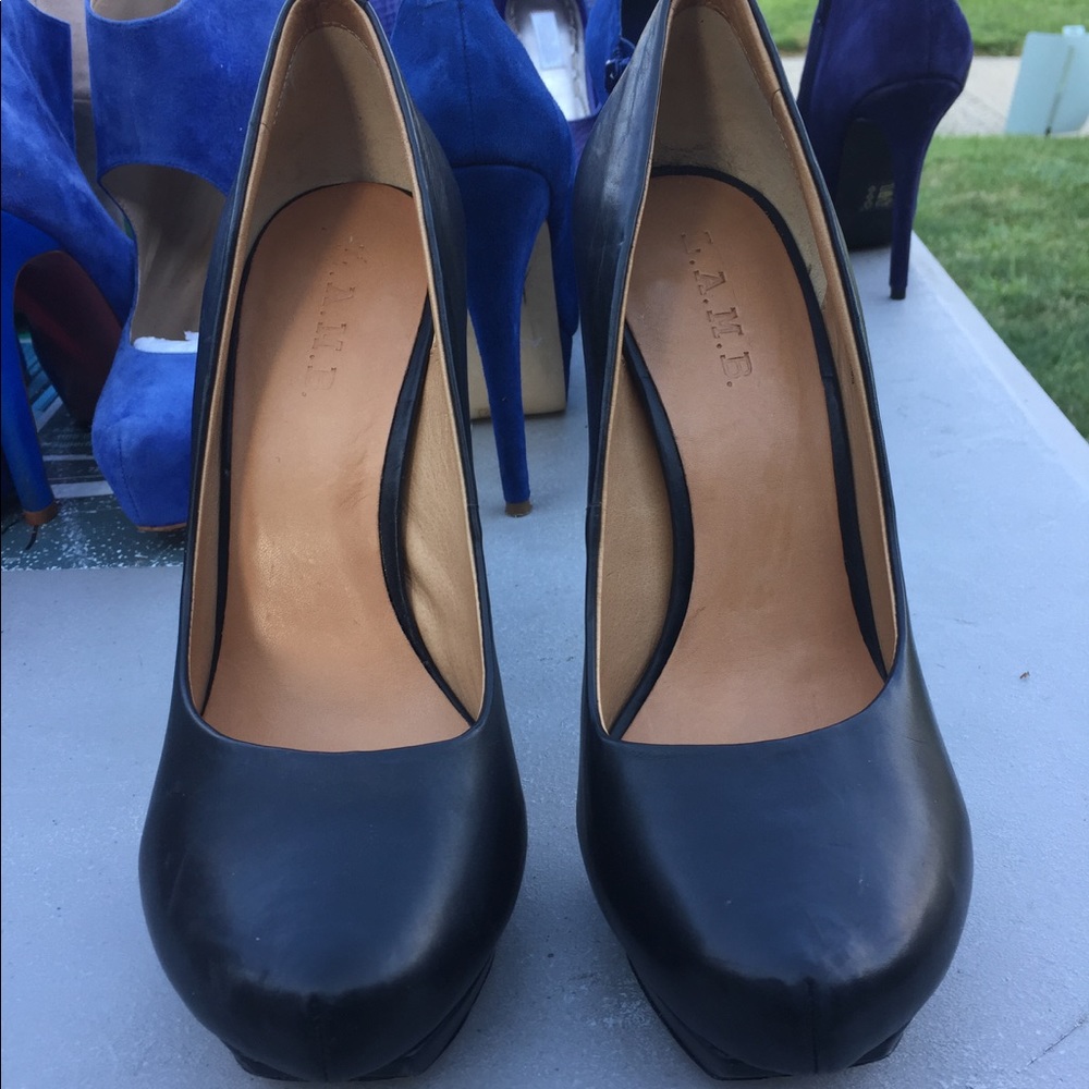 L.A.M.B. Black High Heels